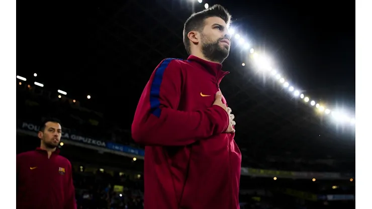 Gerard Piqué volvió a entrenarse con normalidad.