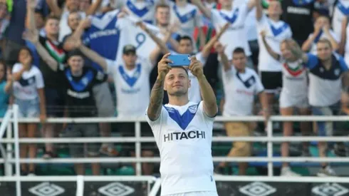 Mauro Zárate en su regreso a Vélez.