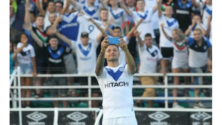 Mauro Zárate en su regreso a Vélez.