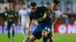 Leo Jara disputa con vehemencia cada pelota.