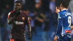 Sport: Umtiti del Barcelona se enfureció porque un jugador del Espanyol lo llamó "negro de mierda"