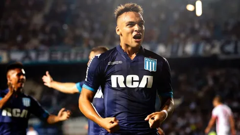 Lautaro Martínez le metió un golazo a Huracán.
