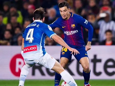 El revulsivo del Derbi: Coutinho reventó el travesaño del Espanyol