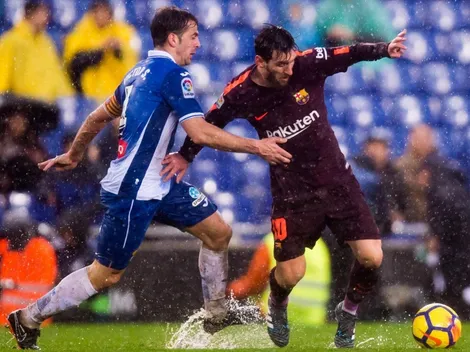 Messi fue capaz de bailar en el diluvio
