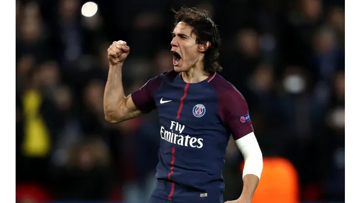 SANGRE CHARRÚA. Edison Cavani es uno de los grandes emblemas del Paris Saint-Germain (Foto: Getty).