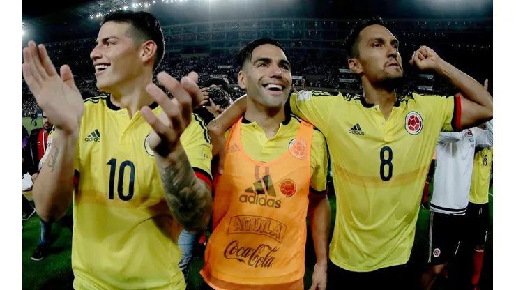 AL MUNDIAL. Radamel Falcao celebra la clasificación a Rusia 2018 (Foto: Getty)..