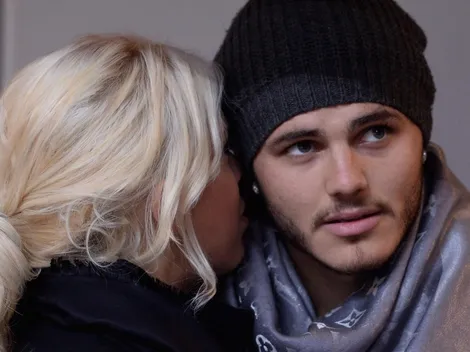 Icardi por ahí se despidió de Wanda Nara y no del Inter