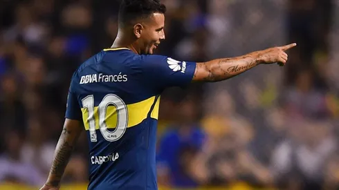 DISFRUTA EL DIEZ. En la cancha, Cardona siempre está con sonrisa y brilla en el equipo del Xeneize.