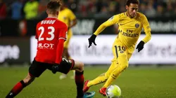 Neymar hace de las suyas ante Rennes.