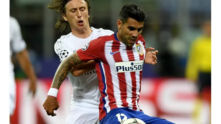 EL SUBCAMPEONATO. Augusto Fernández en la final contra Real Madrid por la final de la Champions League.
