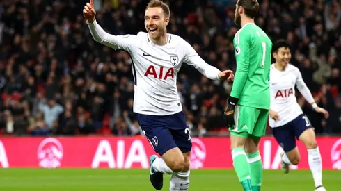 EL GOLEADOR. Christian Eriksen abrió el marcador a los 11 segundos de partidos.