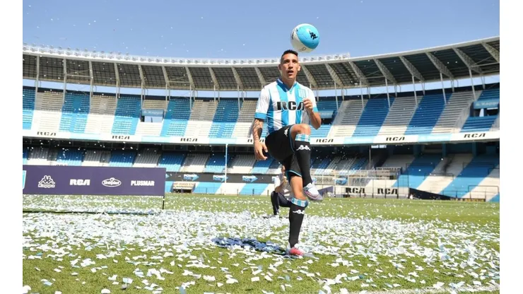 Ricardo Centurión disfruta de su regreso a Racing.