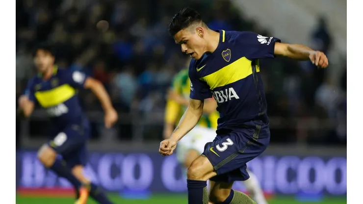 Silva, con la camiseta de Boca.