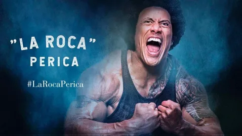"LA ROCA PERICA". El montaje que subió Espanyol a su cuenta oficial de Twitter.