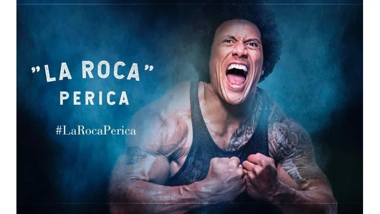 "LA ROCA PERICA". El montaje que subió Espanyol a su cuenta oficial de Twitter.