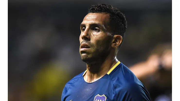 Carlos Tevez volvió a defender la camiseta de Boca.