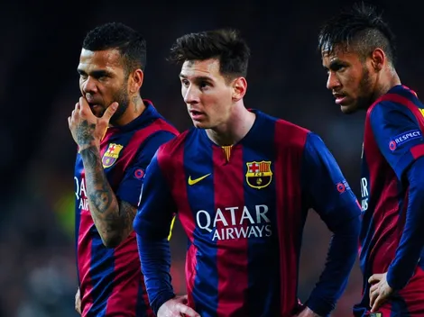 Dani Alves se mete en la polémica: "Neymar estaba a la sombra de Messi"
