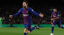 INMESSIONANTE. Pese a la polémica, Leo brilló en el Camp Nou y con su gol venció al Alavés.