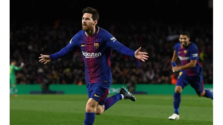 INMESSIONANTE. Pese a la polémica, Leo brilló en el Camp Nou y con su gol venció al Alavés.