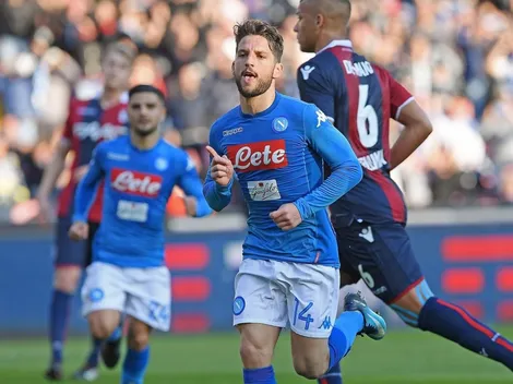 Le apoyó la mano, el jugador simuló un disparo en el pecho y "penal para Napoli"