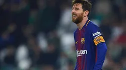 Messi dejó pintado a Rubén Sobrino con una fantasía.