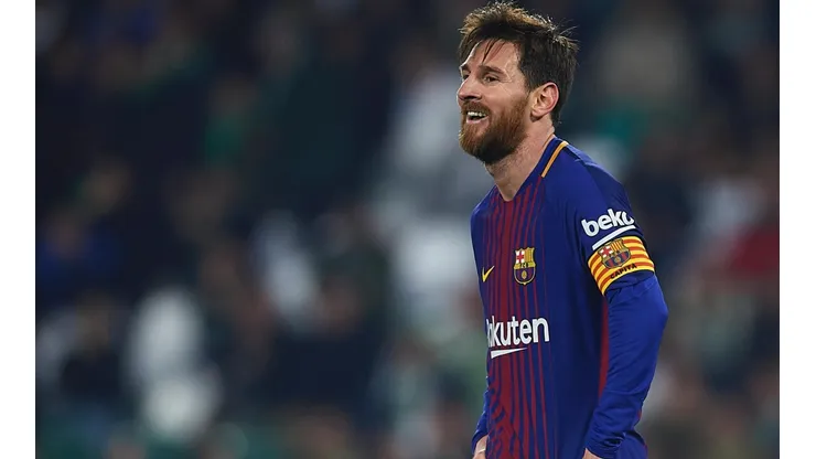 Messi dejó pintado a Rubén Sobrino con una fantasía.