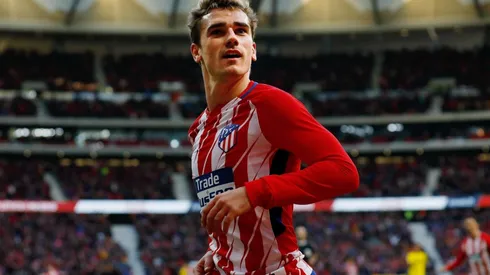 Griezmann celebra una nueva conquista en el Atlético.