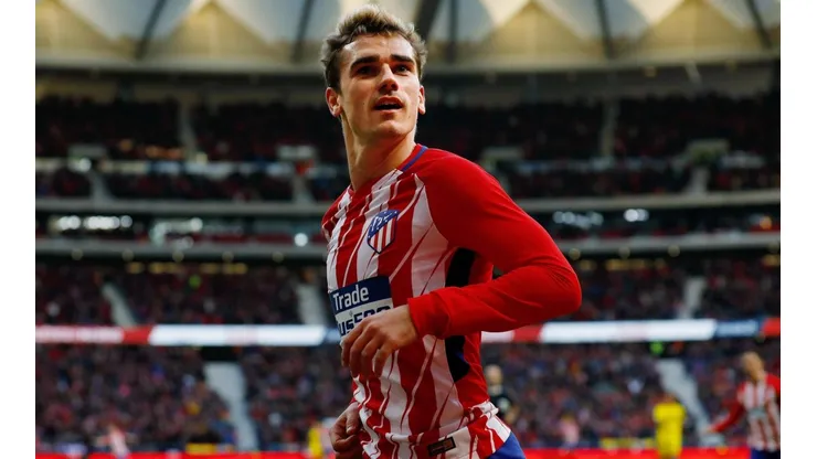 Griezmann celebra una nueva conquista en el Atlético.