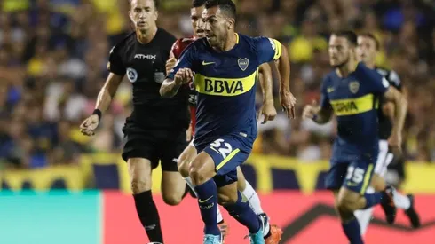 LA VUELTA DEL DIEZ. Carlos Tevez empezó el 2018 otra vez como jugador de Boca.