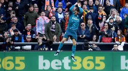 Cristiano marcó por duplicado en Mestalla.
