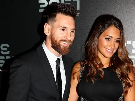 Dos ositos: Antonella mostró la cara más femenina de Messi