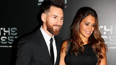 Leo Messi y Antonella Roccuzzo, juntos en la gala de los premios FIFA The Best.