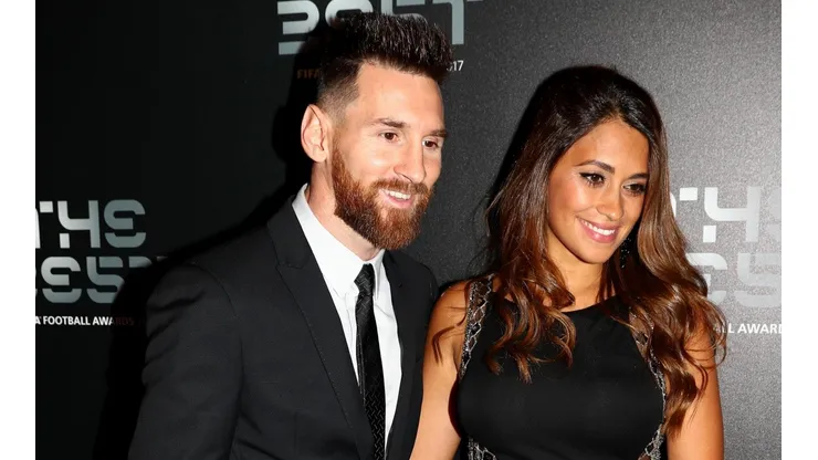 Leo Messi y Antonella Roccuzzo, juntos en la gala de los premios FIFA The Best.