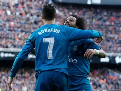 Metió mano: Cristiano se pasó en el festejo del Madrid