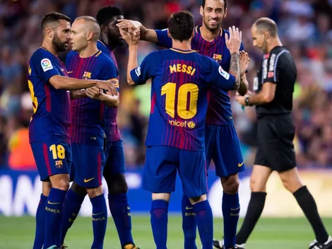Mina no ha debutado con Barcelona y ya recibe elogios por parte de Busquets y Messi