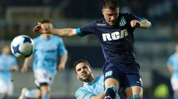 Iván Pillud jugando para Racing.