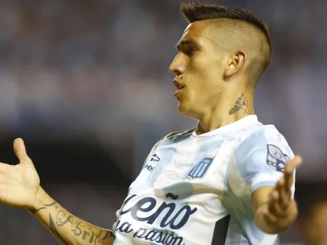 A todo ritmo: Centurión se bailó todo durante su presentación en Racing