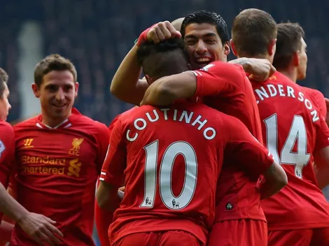 Suárez le dio la bienvenida a Coutinho y se burló de su propio gol errado