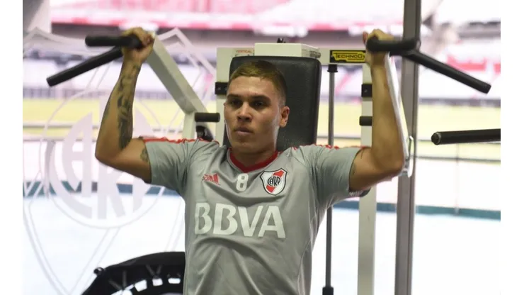 CONFIANZA. El jugador aseguró que demostrará todo su talento en cancha y de esta forma acabará con las criticas (FOTO: Prensa River Plate)