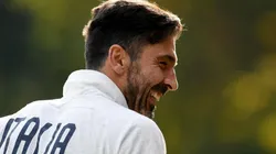SONRISA DE TANO. Una de las últimas imágenes de Gianluigi Buffon con la Selección de Italia (Foto: Getty).