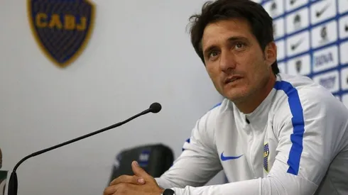 SIN PULGAS. Guillermo Barros Schelotto fue tajante cuando le preguntaron sobre Riquelme.