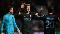 DAME CINCO Y A WEMBLEY. Los citizens jugarán la final ante el ganador de Chelsea - Arsenal.