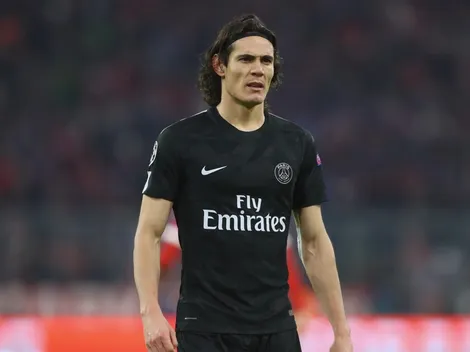 Contra el Guingamp no: a Cavani le atajaron todo para que no supere a Ibrahimovic