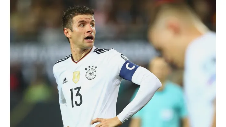 Thomas Müller, capitán del seleccionado alemán.