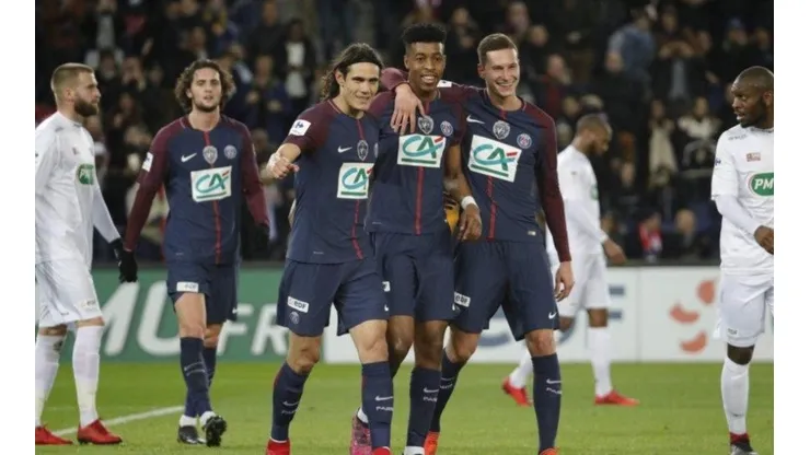 Celebración de PSG.
