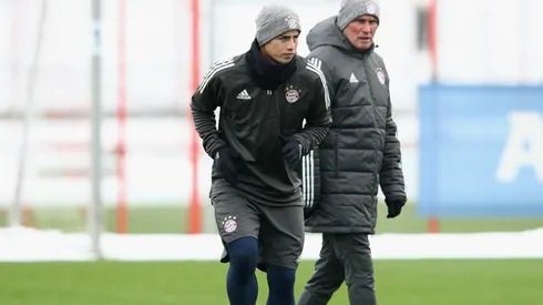MUCHO FEELING. De parte y parte se llenan de elogios, definitivamente Heynckes es todo un maestro para el colombiano (FOTO: Getty)