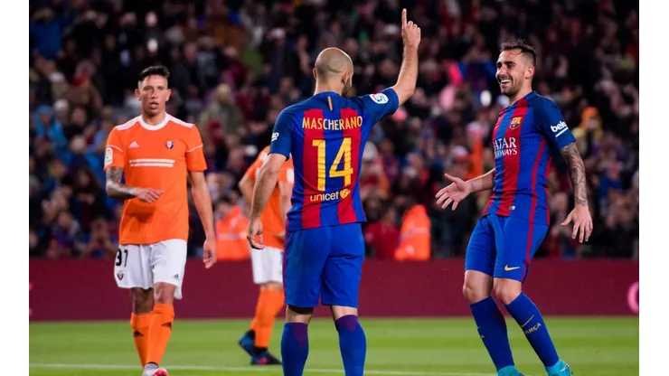 Oficial: Barcelona confirma que Mascherano se va a jugar a China