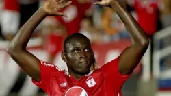 NOCHE ESCARLATA. Los de 'Polilla' ganaron el clásico en El Campín que terminó en gresca (FOTO: Getty)