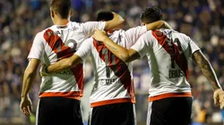 Lucas Alario, Sebastian Driussi y el Pity Martínez.