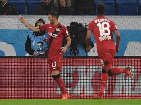 El 2018 es de Alario: doblete hoy en el Leverkusen por la Bundesliga